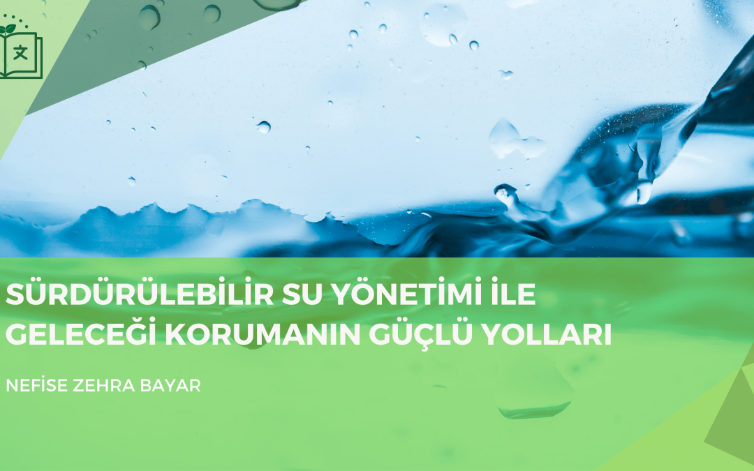 Sürdürülebilir Su Yönetimi ile Geleceği Korumanın Güçlü Yolları